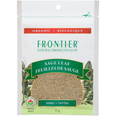 Frontier feuilles de sauge frottées bio 11 g Frontier feuilles de sauge frottées bio 11 g