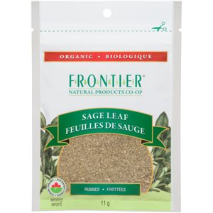 Frontier Biologique Feuilles de Sauge Frottées 11 g