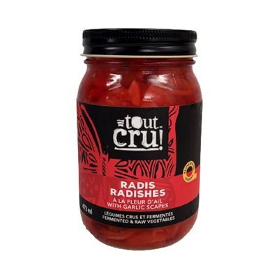 Tout cru! Radis à la fleur d'ail Tout cru! Radis à la fleur d'ail