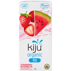 Kiju Fit Fruit Juice and Filtered Water Blend Strawberry Watermelon Organic 1 L