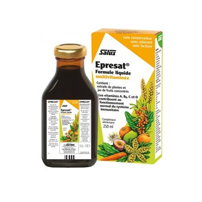 Salus Formule multivitaminée liquide Epresat 250 ml Salus Formule multivitaminée liquide Epresat 250 ml