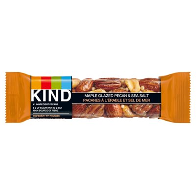 KIND Barre aux Noix Pacanes à l'érable et Sel de Mer KIND Barre aux Noix Pacanes à l'érable et Sel de Mer
