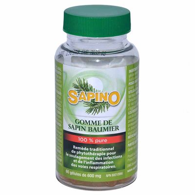 Sapino Fir Gum Balm 100% Pure 60 gels
