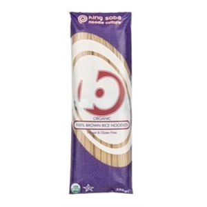 King Soba Organic Brown Rice Noodles 250gr
