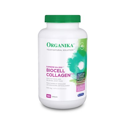 Organika Biocell Collagen (Anciennement Ha-300) 180caps Organika Biocell Collagen (Anciennement Ha-300) 180caps
