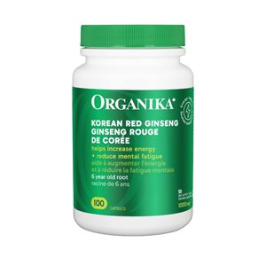Organika Ginseng - Korean Red 100 Caps