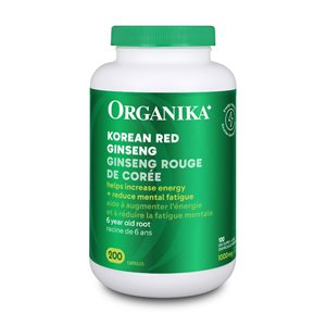Organika Ginseng - Korean Red 200 Caps