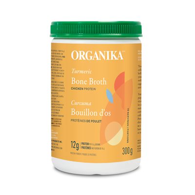 Organika Bouillon D'Os - Poudre De Protéines De Poulet Curcuma 300g Organika Bouillon D'Os - Poudre De Protéines De Poulet Curcuma 300g