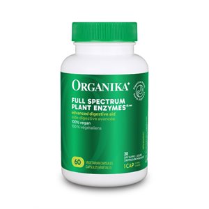 Organika Full Spectrum Plant Enzymes 60Vcaps