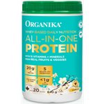Organika Protéines De Nutrition Quotidienne Tout-En-Un À Base De Lactosérum Vanille 640G 