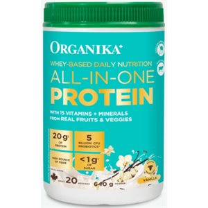Organika Protein Whey-Based Daily Nutrition All-In-One Vanilla 640G