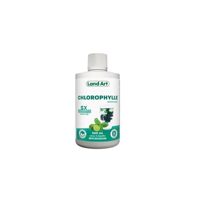 Land Art Chlorophyll(E) 5X Basilic-Limette 500ml Land Art Chlorophyll(E) 5X Basilic-Limette 500ml