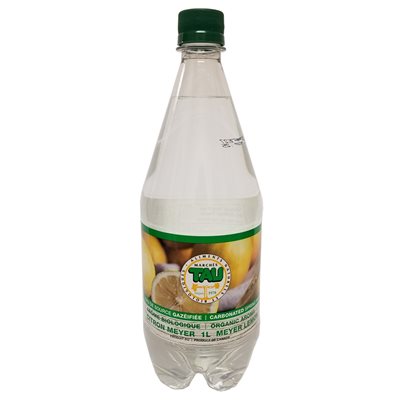 Tau Organic Sparkling Spring Water Lemon 1L 