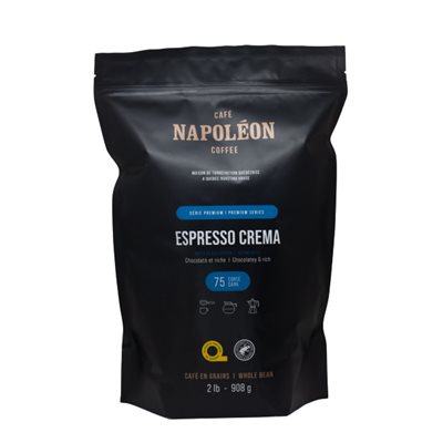 Café Napoléon Espresso Crema Café en Grains 908g Café Napoléon Espresso Crema Café en Grains 908g