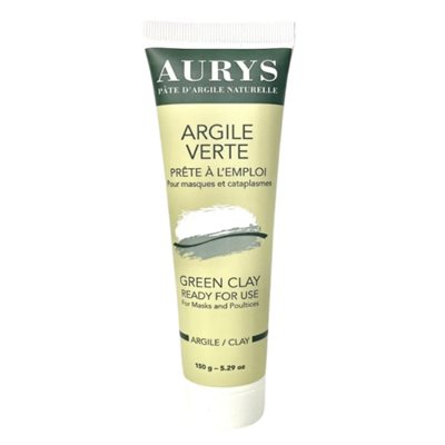 Aurys Argile Verte prête à l'emploi en tube 150g Aurys Argile Verte prête à l'emploi en tube 150g