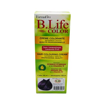 B-Life Créme Colorante Châtain Clair Irisé 200ml B-Life Créme Colorante Châtain Clair Irisé 200ml