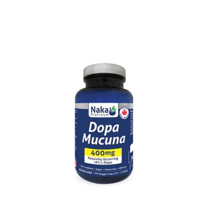 Naka Dopa Mucuna Platinum (Brain Booster) 400 Mg - 90 Caps