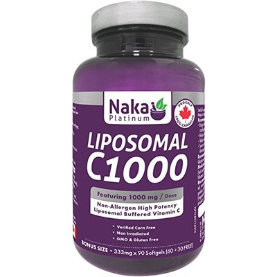 Naka Vitamine C liposomale 1000mg Naka Vitamine C liposomale 1000mg