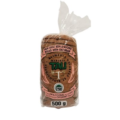 Tau Organic Oat Bran Bread 500G 