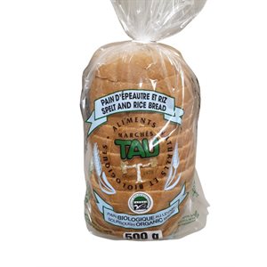 Tau Organic Spelt And Rice Bread 500G 