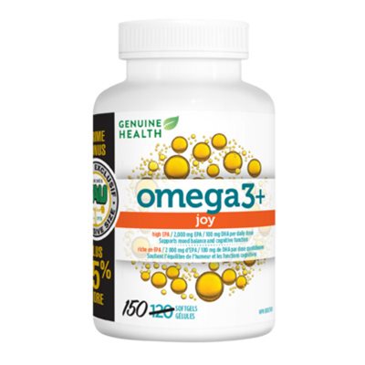 Genuine Health Omega3+ Joy Tau Format Boni 120+30caps Genuine Health Omega3+ Joy Tau Format Boni 120+30caps