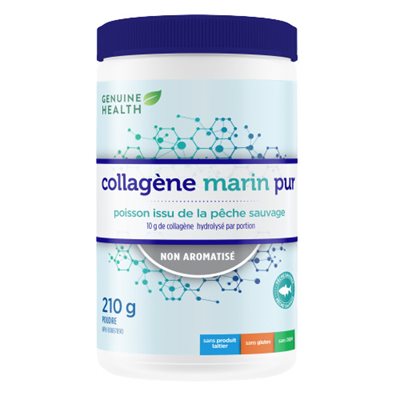 Genuine Health Marine Clean Collagen, Unflavored Hydrolyzed Collagen Powder 210g Genuine Health Marine Clean Collagen, Unflavored Hydrolyzed Collagen Powder 210g