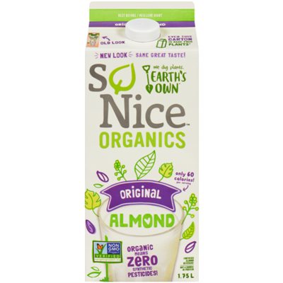 Earth's Own So Nice Boisson Amande bio Original 1.75l Earth's Own So Nice Boisson Amande bio Original 1.75l