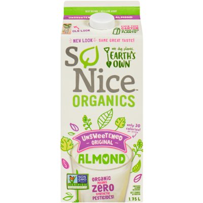 Earth's Own So Nice Boisson Amande bio Non Sucre 1.75l Earth's Own So Nice Boisson Amande bio Non Sucre 1.75l