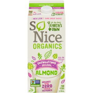 Earth's Own So Nice Boisson Amande bio Non Sucre 1.75l