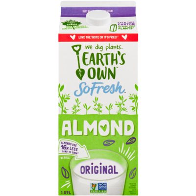 Earth's Own So Fresh Boisson Amande Original 1.89L Earth's Own So Fresh Boisson Amande Original 1.89L