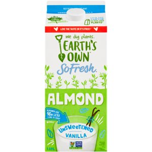 Earth's Own So Fresh Boisson Amande Vanille. Non Sucre 1.89L