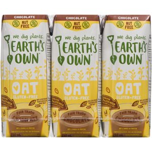 Earth's Own Lait d'Avoine Chocolat 3x250ml