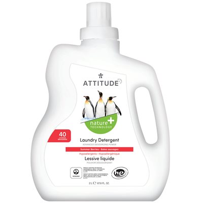 Attitude Nature + Technology Lessive Liquide Baies Sauvages 40 Brassées 2 L Attitude Nature + Technology Lessive Liquide Baies Sauvages 40 Brassées 2 L