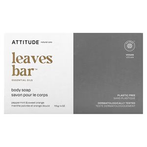 Attitude Men's Body soap peppermint and sweet orange 113g