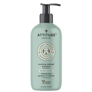 Attitude Furry Friends Unscented Soothing Oatmeal Shampoo for Pets 473ml
