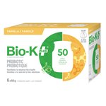 Bio-K+ Probiotique à  boire à  base de lait - Vanille - 6 pots