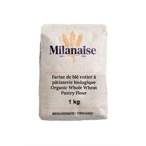 Milanaise Organic Whole Wheat Pastry Flour 1 kg