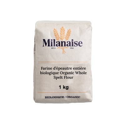 Milanaise Farine d'épeautre Entiére Biologique 1 kg Milanaise Farine d'épeautre Entiére Biologique 1 kg