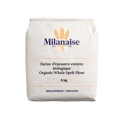 Milanaise Farine d'épeautre complète 5kg Milanaise Farine d'épeautre complète 5kg