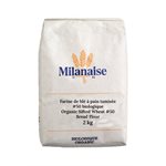 Milanaise Organic Sifted Wheat #50 Bread Flour 2 kg