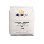 Farine de blé tamisée bio milanaise pour pain 5 kg