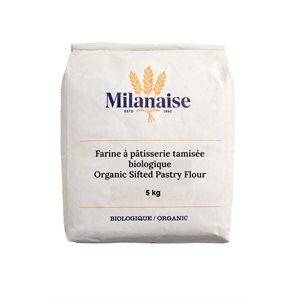 Milanaise Organic Sifted Wheat Pastry Flour 5kg