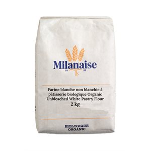 Milanaise Organic Unbleached Pastry White Flour 2 kg 