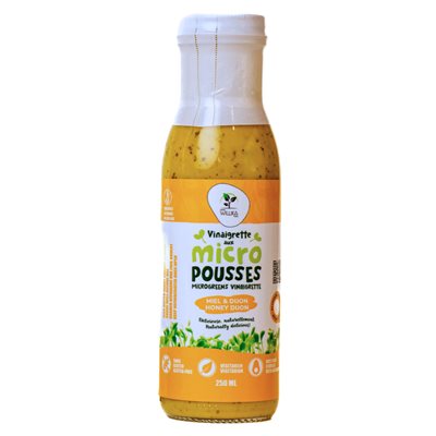 Ferme Willika Vinaigrette Aux Micropousses Miel Dijon 250ml
