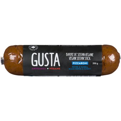 Gusta Barre de Seitan Végane Pizzaroni Poivre & Paprika 200 g Gusta Barre de Seitan Végane Pizzaroni Poivre & Paprika 200 g