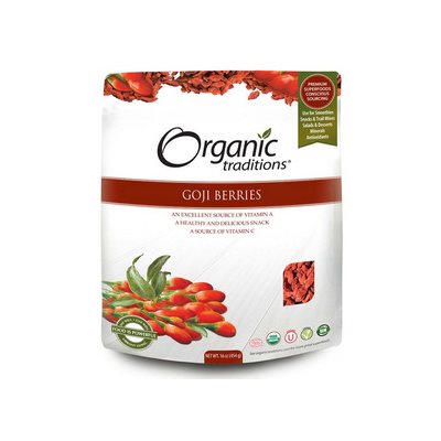 Organic Traditions Baies De Gojis 454g Organic Traditions Baies De Gojis 454g