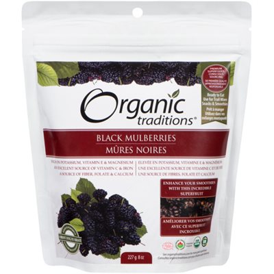 Organic Traditions Môres Noires Séchées Organic Traditions Môres Noires Séchées