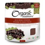 Organic Traditions Poudre de baies d'acai séchées à froid 100 g