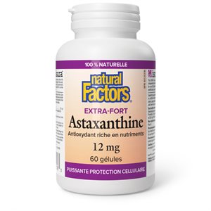 Natural Factors Astaxanthine 12 mg 60 gélules