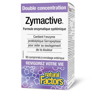 Natural Factors Zymactive® Double Strength 90 Enteric Coated Tablets Natural Factors Zymactive® Double Strength 90 Enteric Coated Tablets